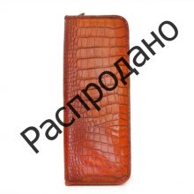 Кожаный чехол для галстука Pratesi Buontalenti Radica