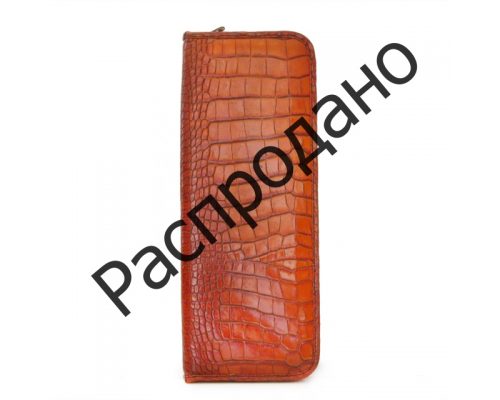 Кожаный чехол для галстука Pratesi Buontalenti Radica