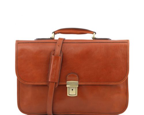 Leather briefcase Tuscany Leather TL141340 San Gimignano